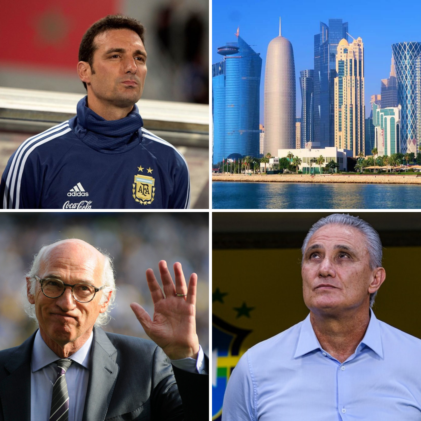 Scaloni, Tite y Qatar