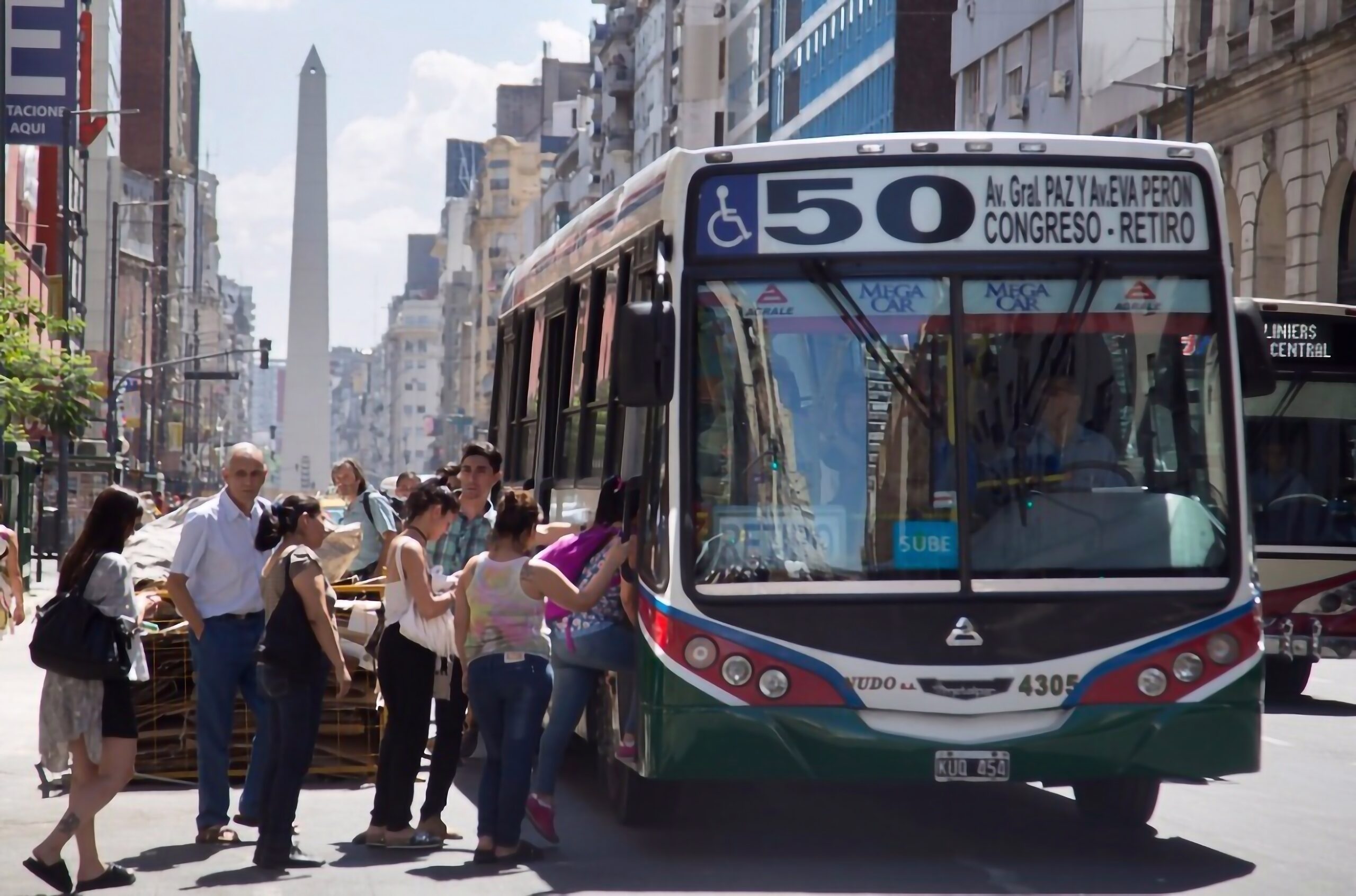 Aumenta el transporte público