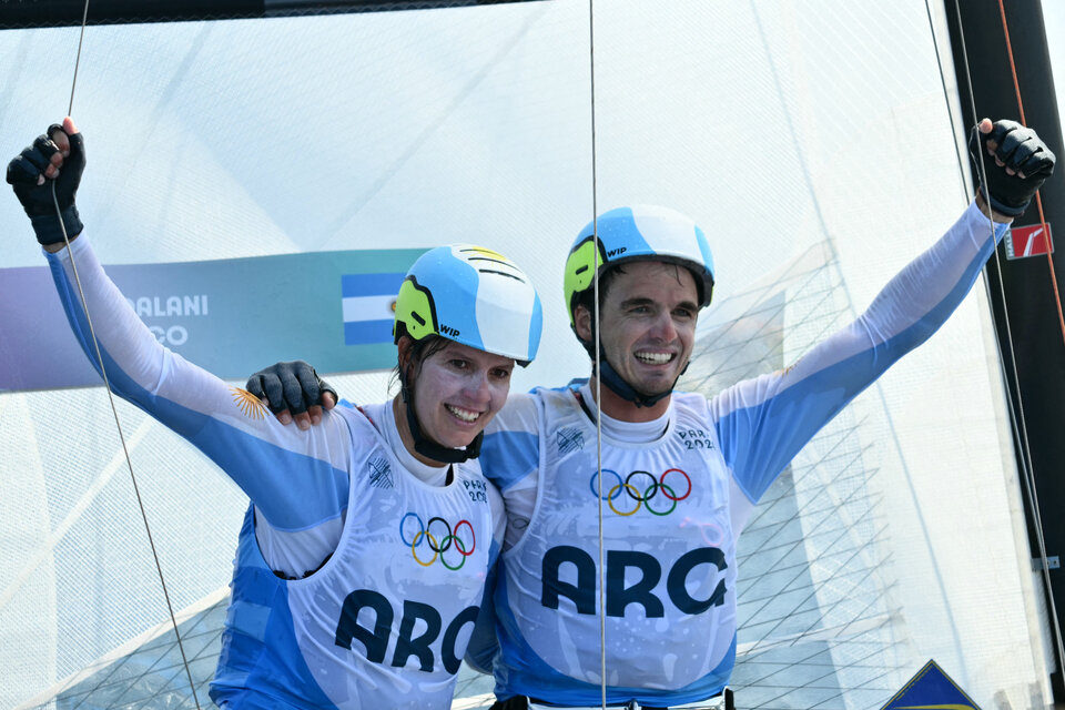 Medalla plateada en vela para Argentina