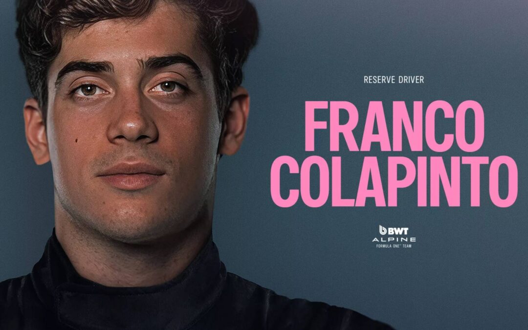 Es oficial: Colapinto será piloto de Alpine y se acerca a la Fórmula 1